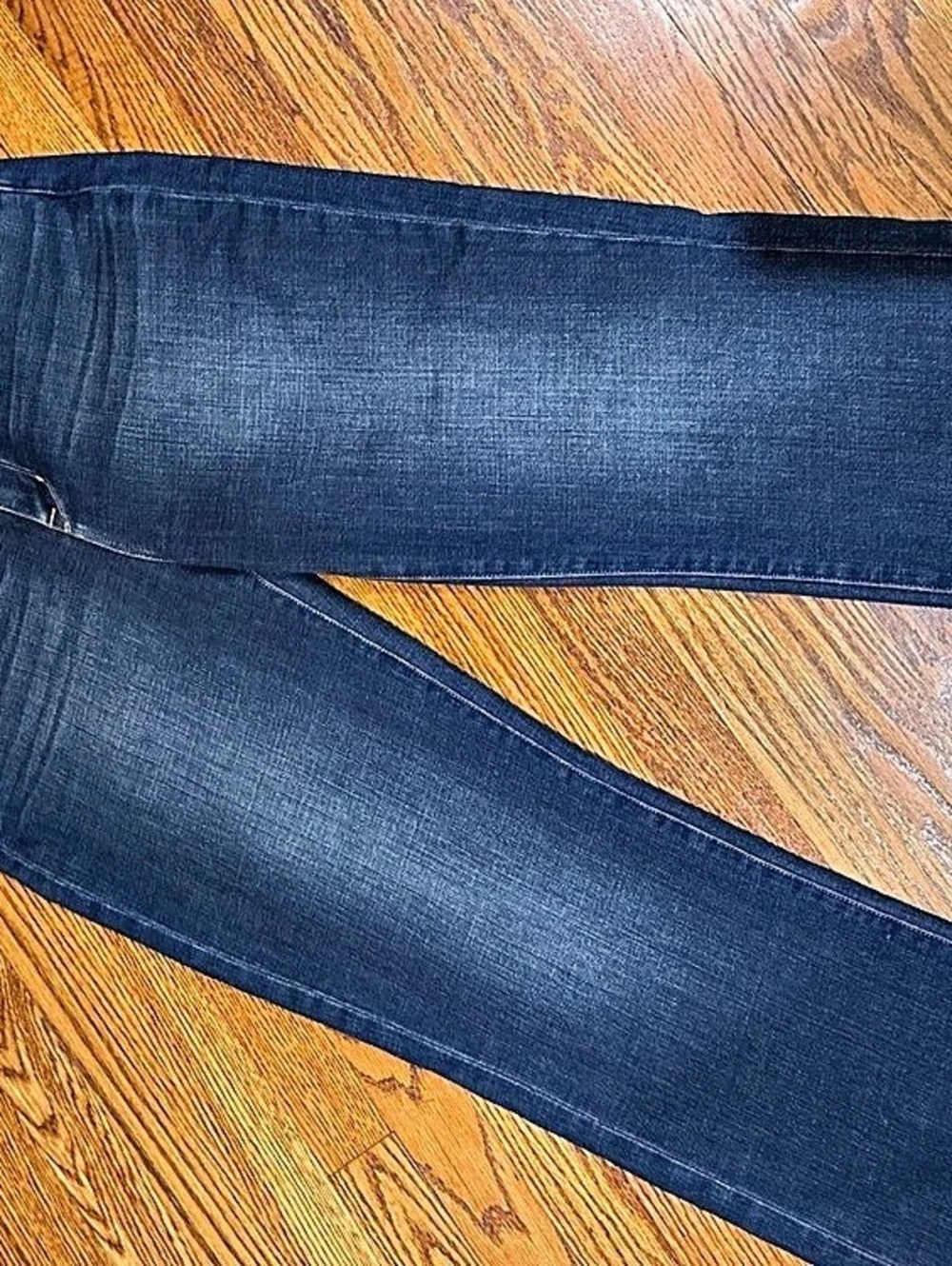 L'AGENCE Wanda Crop Wide Leg Jeans Blue Waist 29
